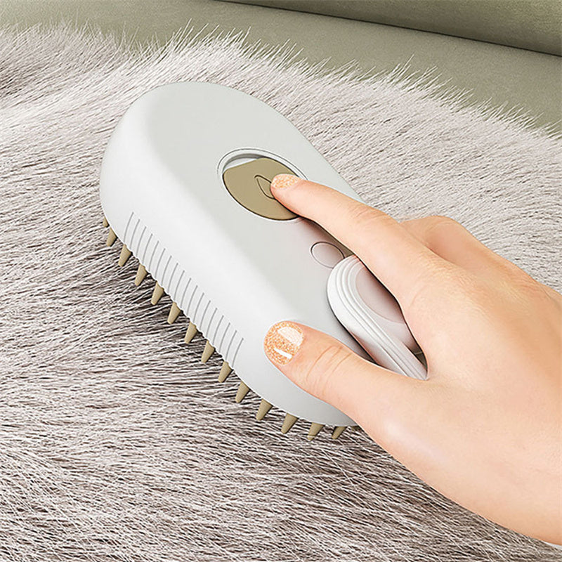 Pet Brush 3-In-1 Deshedding & Massage Built-In Spray