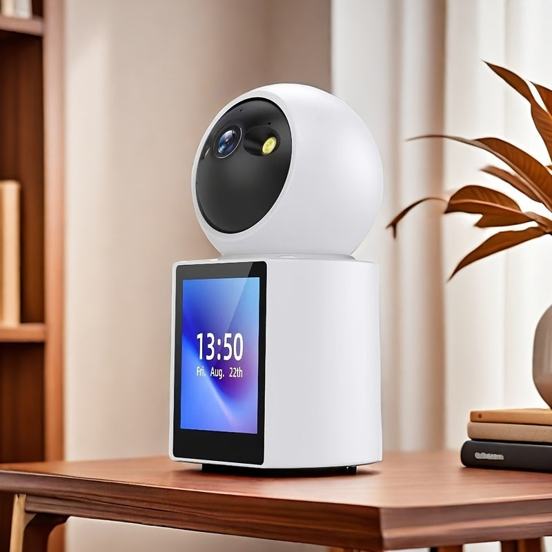 Pet Camera Built-In Display Two-Way Audio & Night Vision