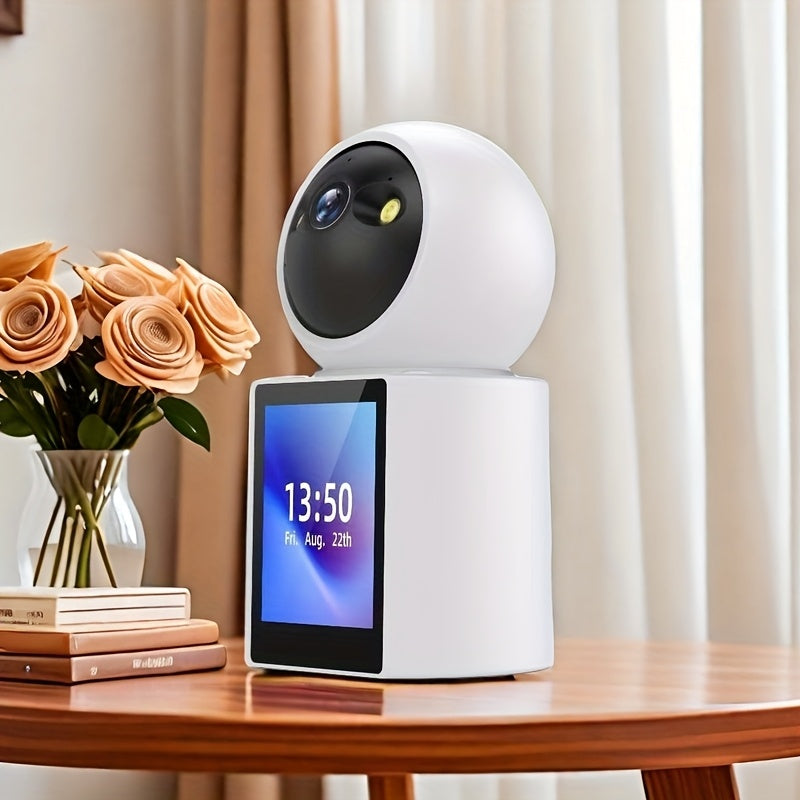 Pet Camera Built-In Display Two-Way Audio & Night Vision