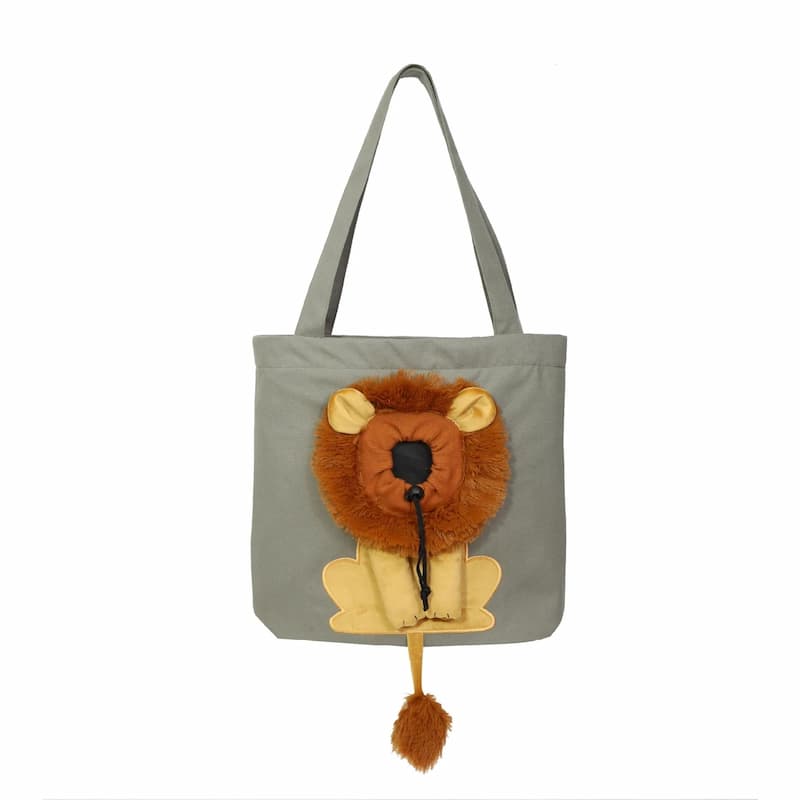 Pet Carrier Head-Opening Ventilation Cotton Canvas Safety Buckle