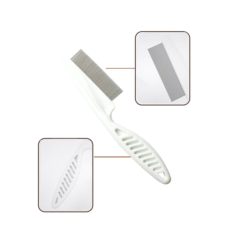 Pet Comb Fine Stainless Steel Rounded Tips