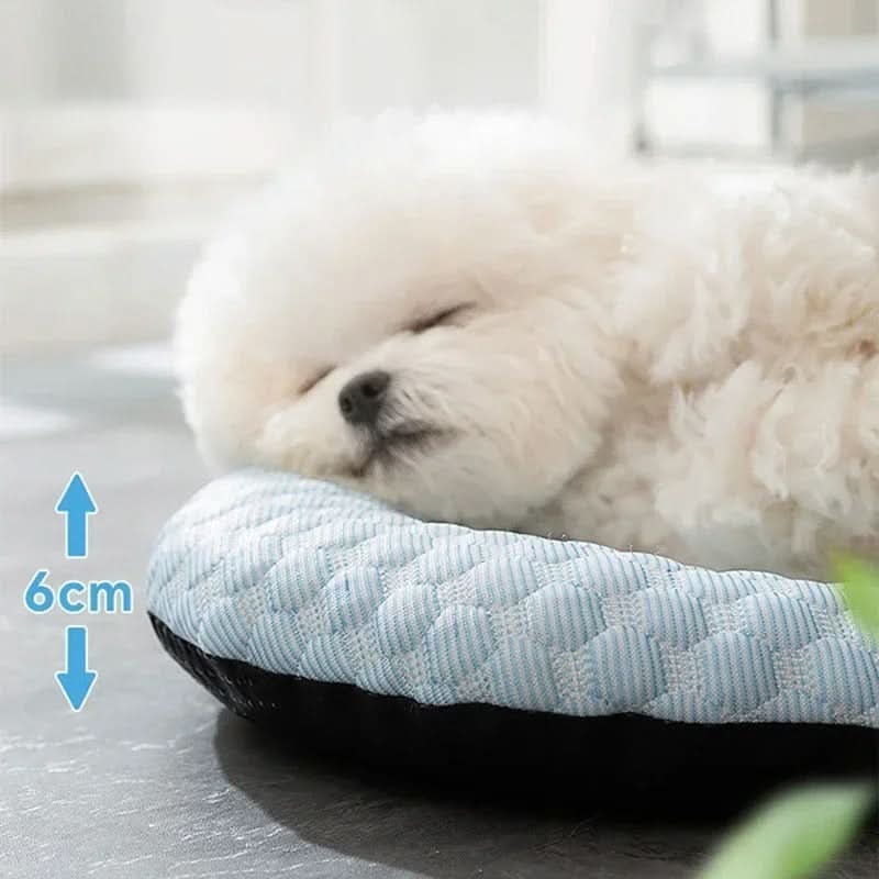 Pet Cooling Mat Cloud-Shaped Cooling Fiber & Machine Washable