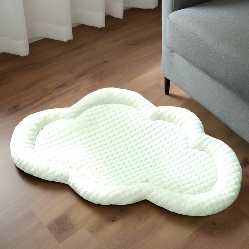 Pet Cooling Mat Cloud-Shaped Cooling Fiber & Machine Washable