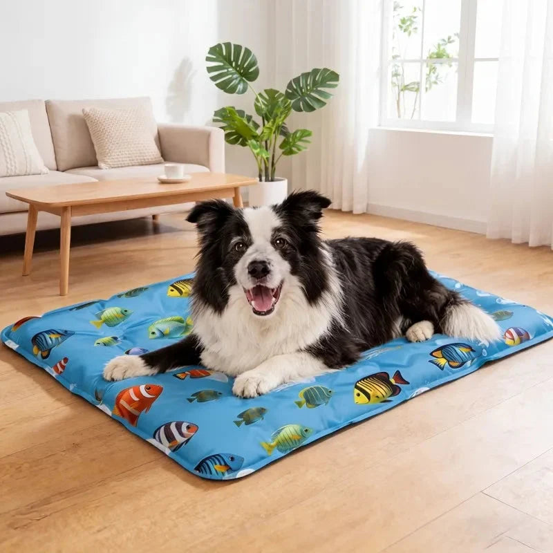 Pet Cooling Mat Gel-Infused Water-Repellent & Non-Slip