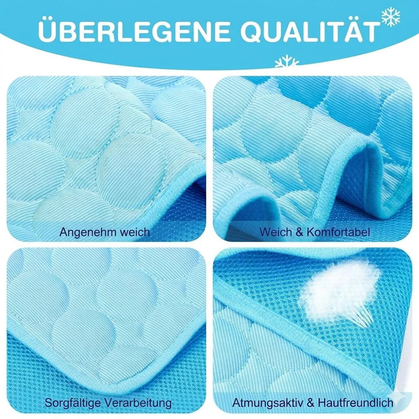 Pet Cooling Mat Ice Silk Self-Cooling Breathable Mesh
