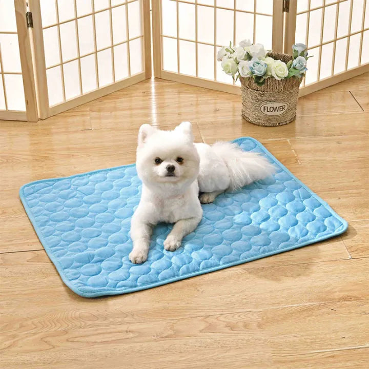 Pet Cooling Mat Pebble-Texture Self-Cooling Machine Washable