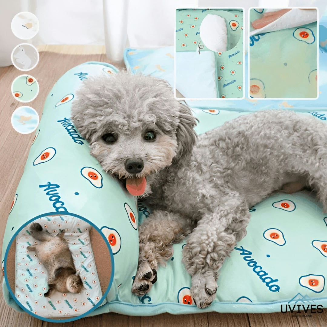 Pet Cooling Mat Self-Cooling Silk Ice Fiber No Electricity