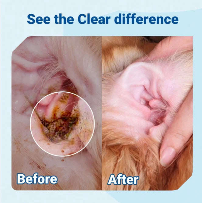 Pet Ear Cleaner Dissolves Earwax Neutralizes Odors