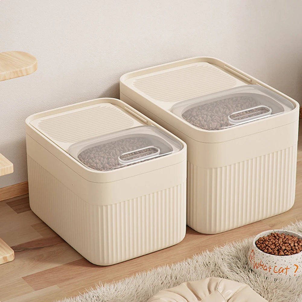 Pet Food Container 360 Degree Silicone Seal BPA-Free