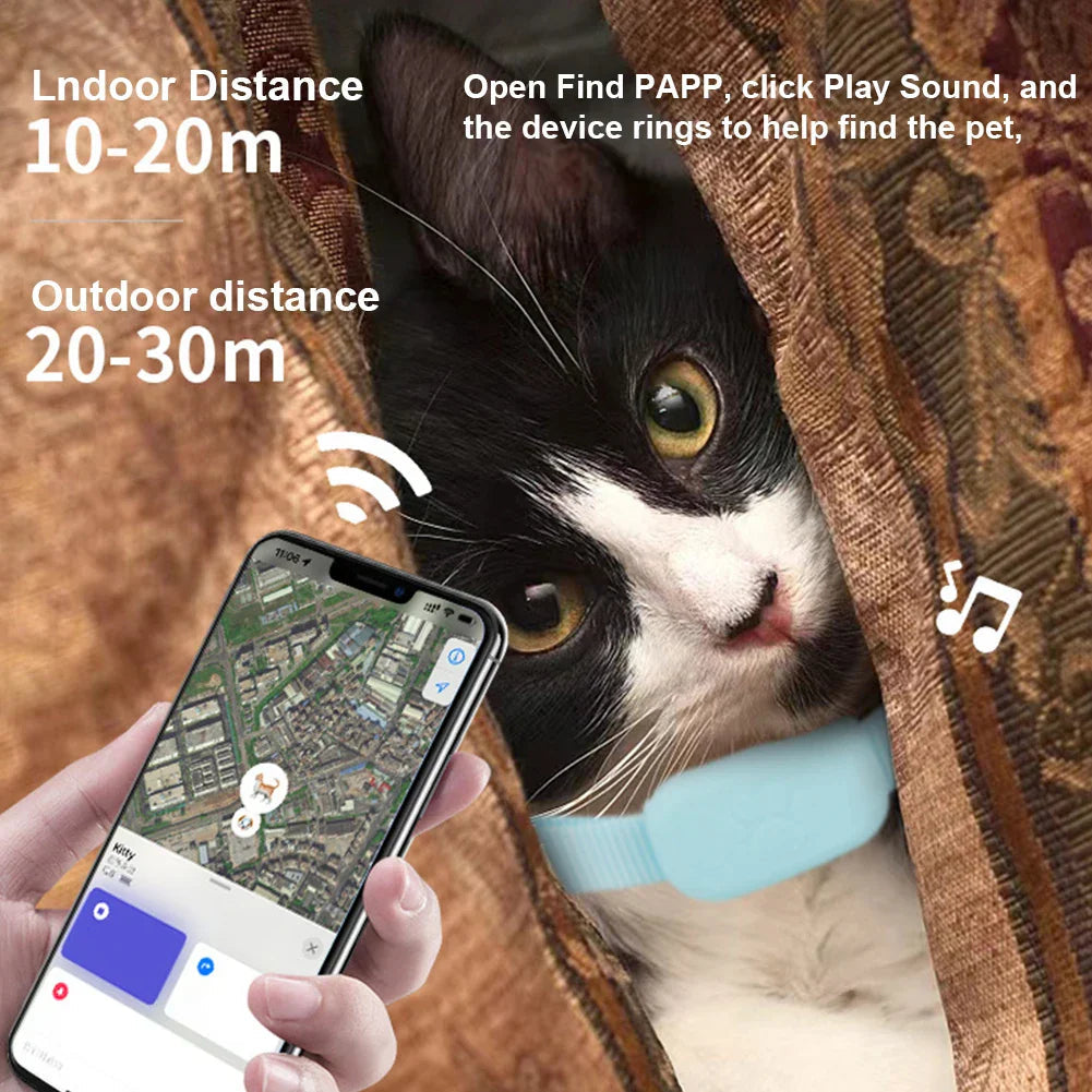Pet GPS Collar Real-Time Tracking Motion Alerts