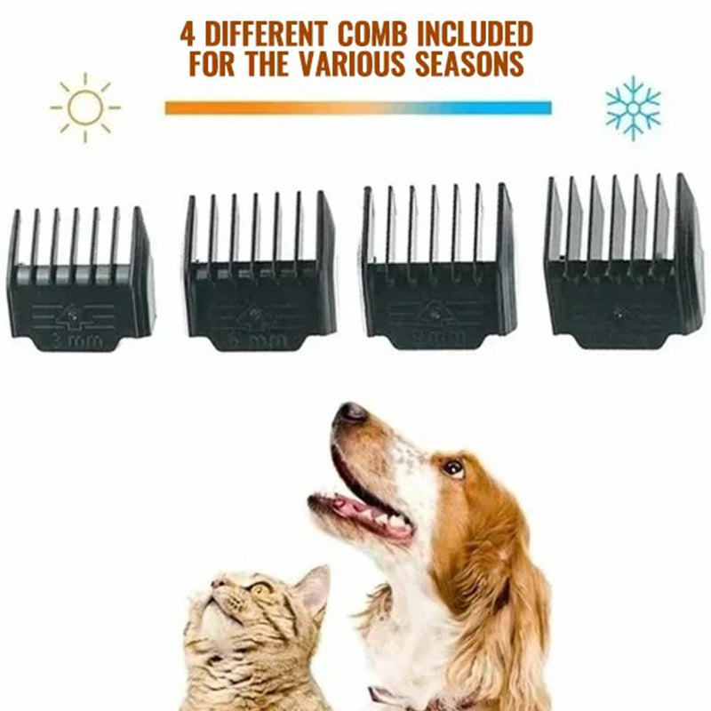 Pet Hair Clipper Ultra-Quiet Cordless Ceramic Blade