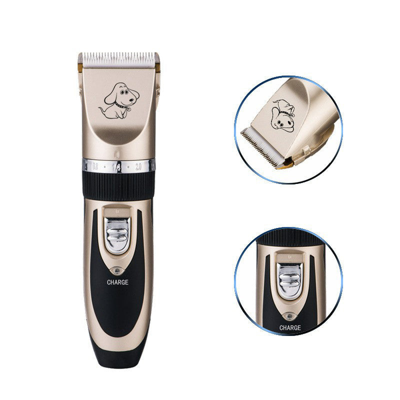 Pet Hair Clipper Ultra-Quiet Cordless Ceramic Blade