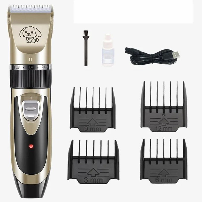 Pet Hair Clipper Ultra-Quiet Cordless Ceramic Blade