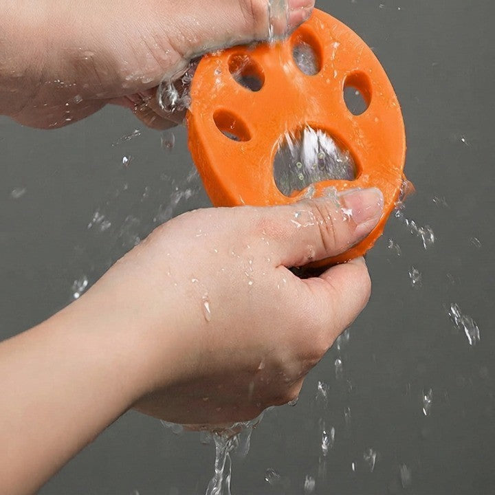 Pet Hair Remover Discs Reusable Silicone Hypoallergenic 4-Pack