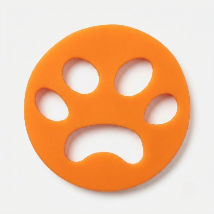 Pet Hair Remover Discs Reusable Silicone Hypoallergenic 4-Pack