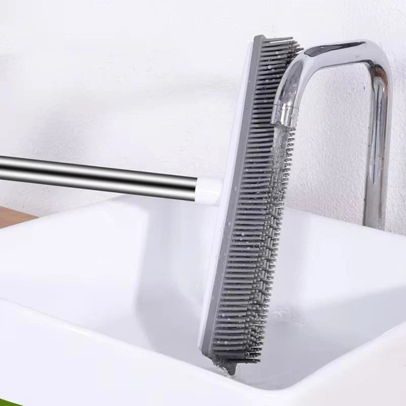 Pet Hair Remover Magnetic Rubber Scratch-Free Stainless Steel Handle