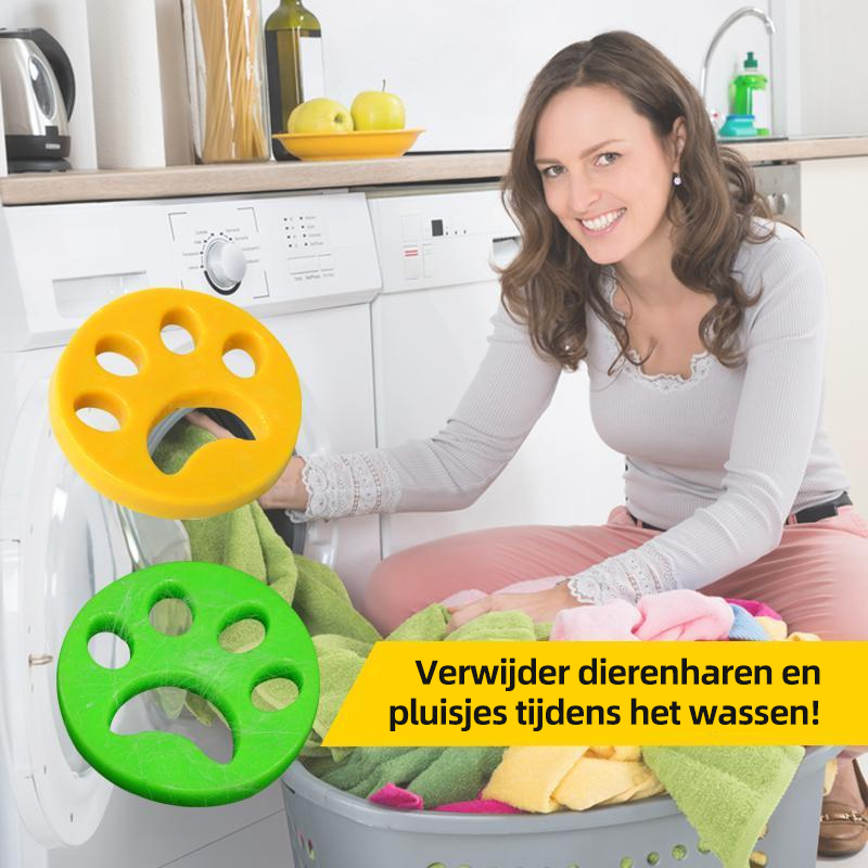 Pet Hair Remover Reusable Silicone Set of 4
