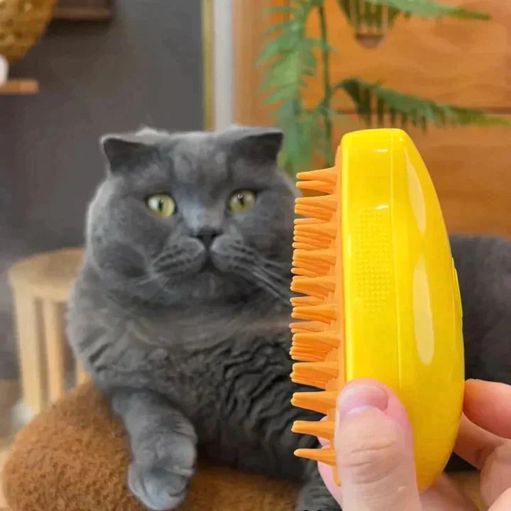 Pet Steam Brush Gentle Steam & Ergonomic Handle
