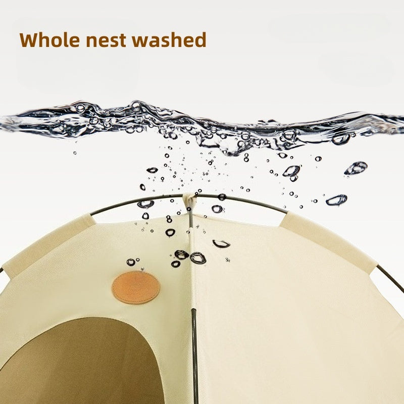 Pet Tent Foldable Noise-Muffling Soft Lining