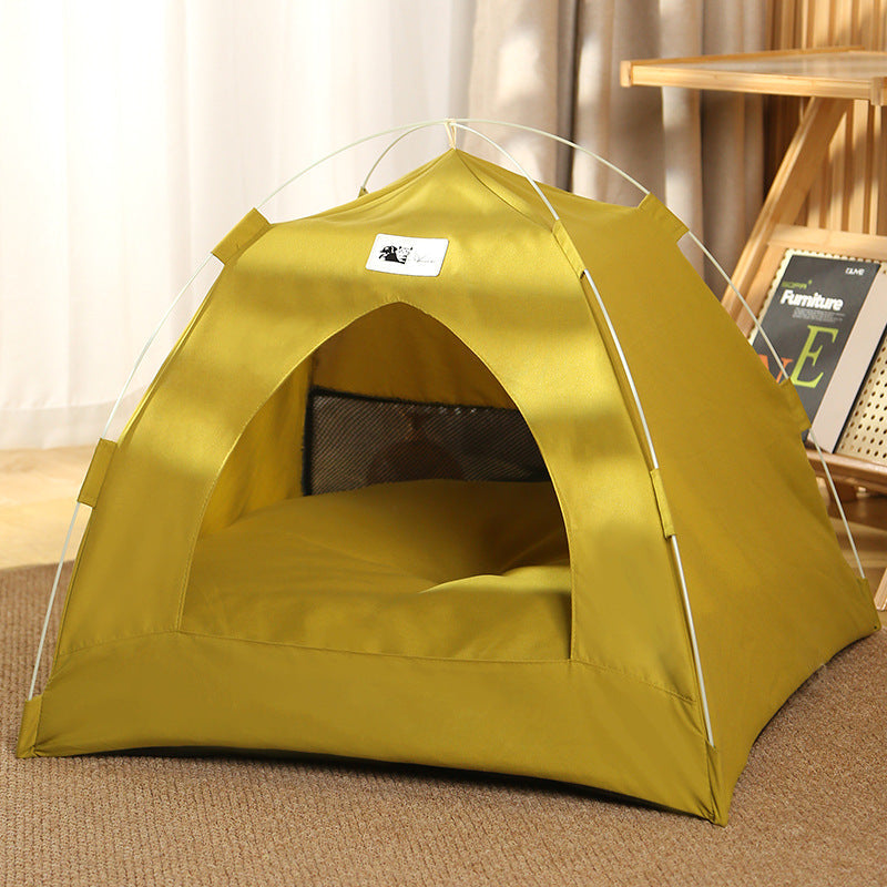 Pet Tent Foldable Noise-Muffling Soft Lining