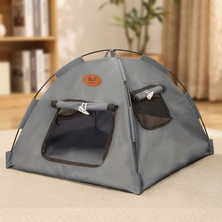 Pet Tent Foldable Noise-Reducing Tool-Free Setup