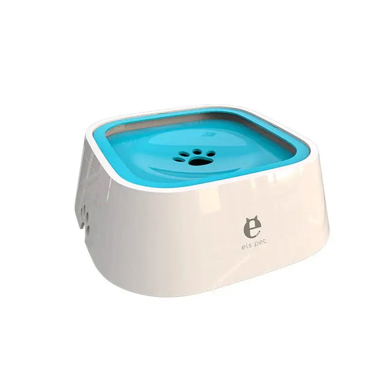 Pet Water Bowl Splash-Proof Removable Floating Plate 1.5 L