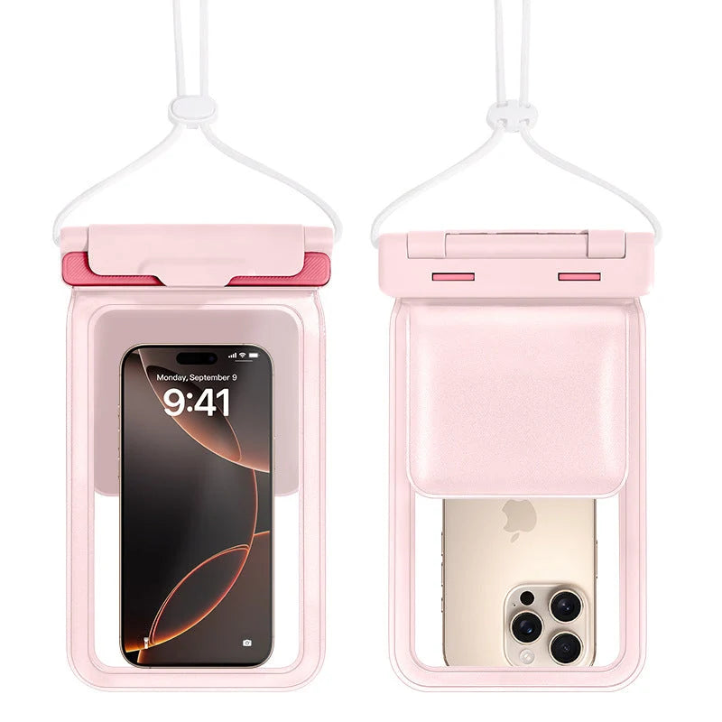 Phone Case IP68 Waterproof Touchscreen Adjustable Neck Strap