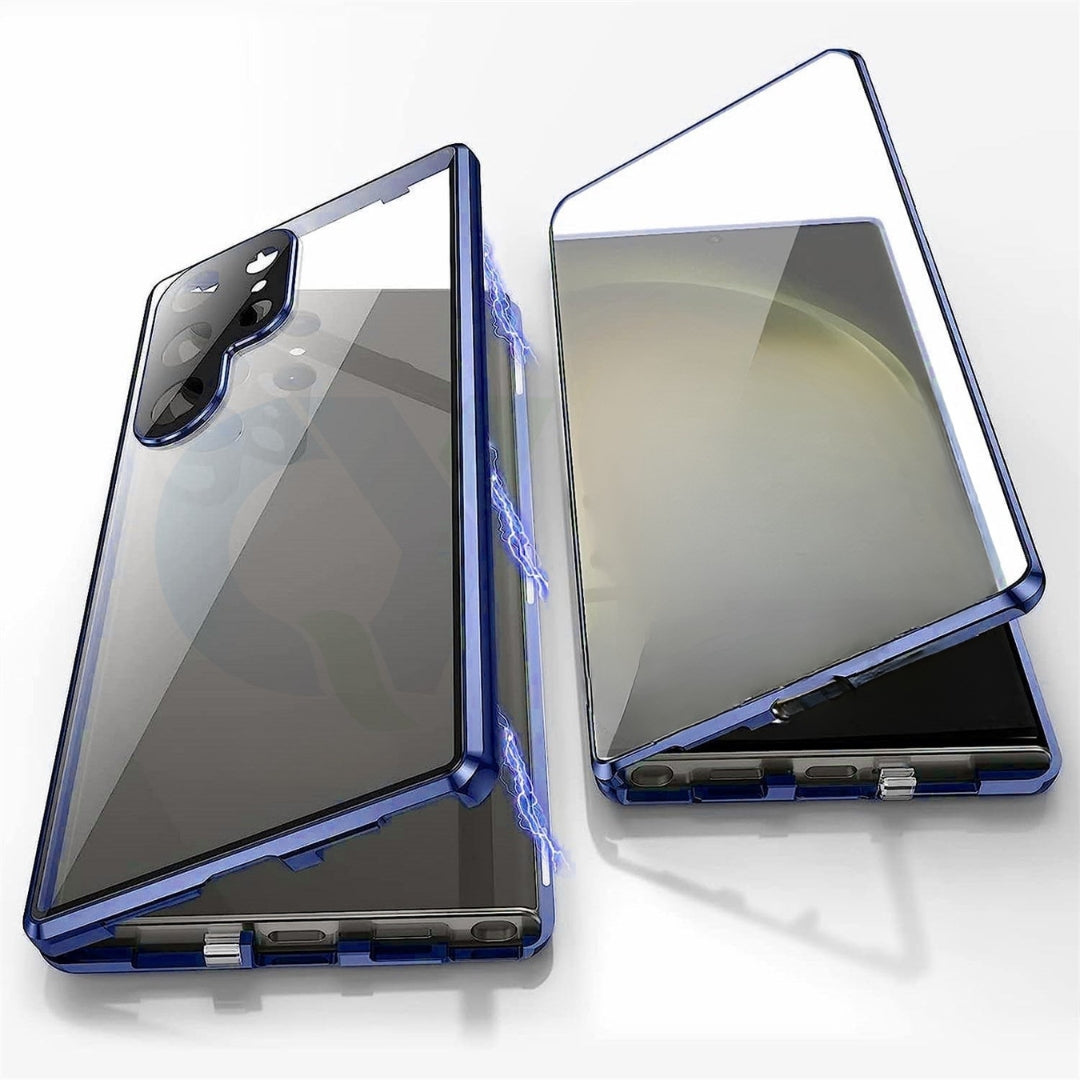 Phone Case Tempered Glass Front & Back Privacy Filter