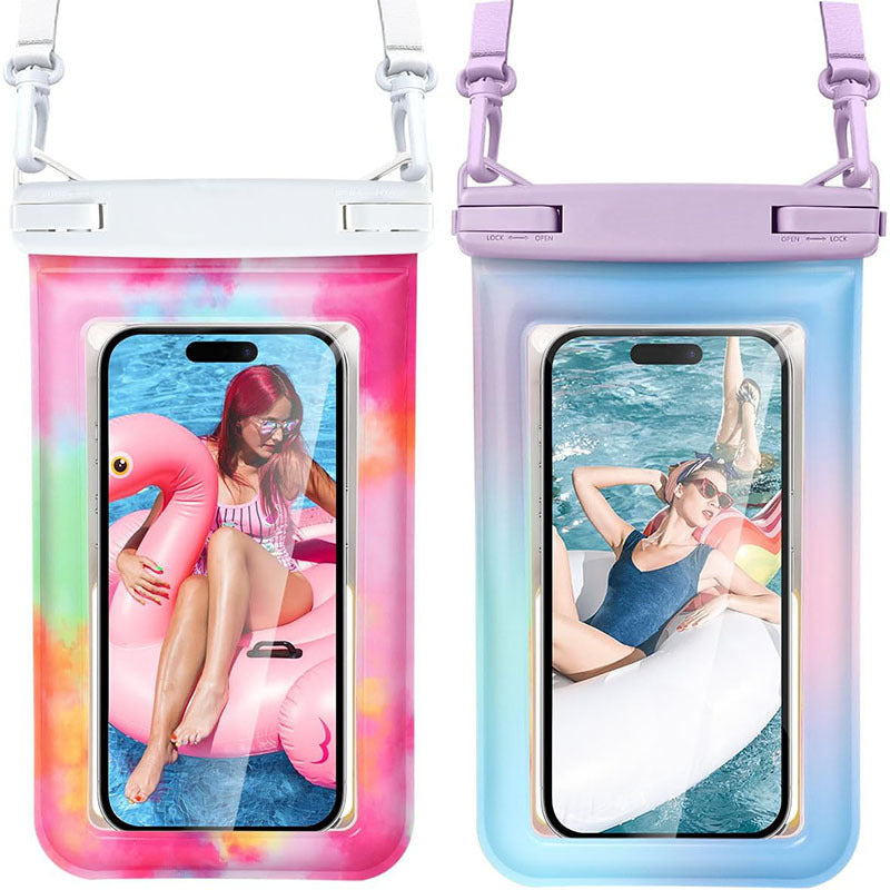 Phone Case Waterproof 98-Foot Touchscreen Adjustable Strap