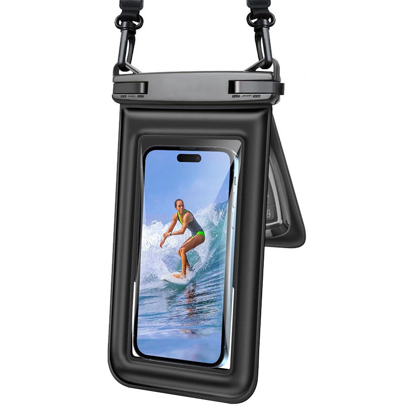Phone Case Waterproof Touchscreen Adjustable Strap & Card Pocket