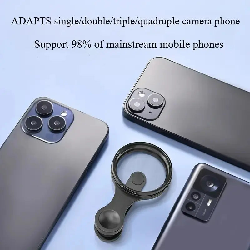 Phone Lens Filter Circular Polarizer Universal Clip