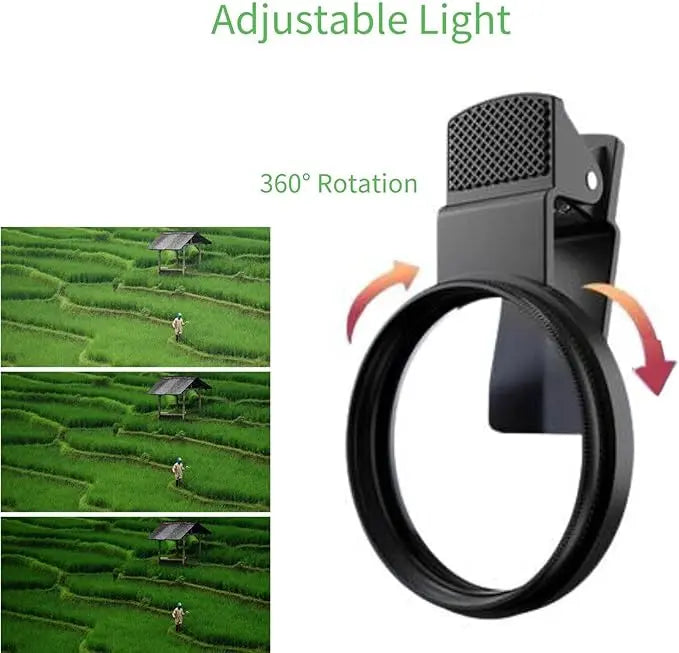 Phone Lens Filter Circular Polarizer Universal Clip
