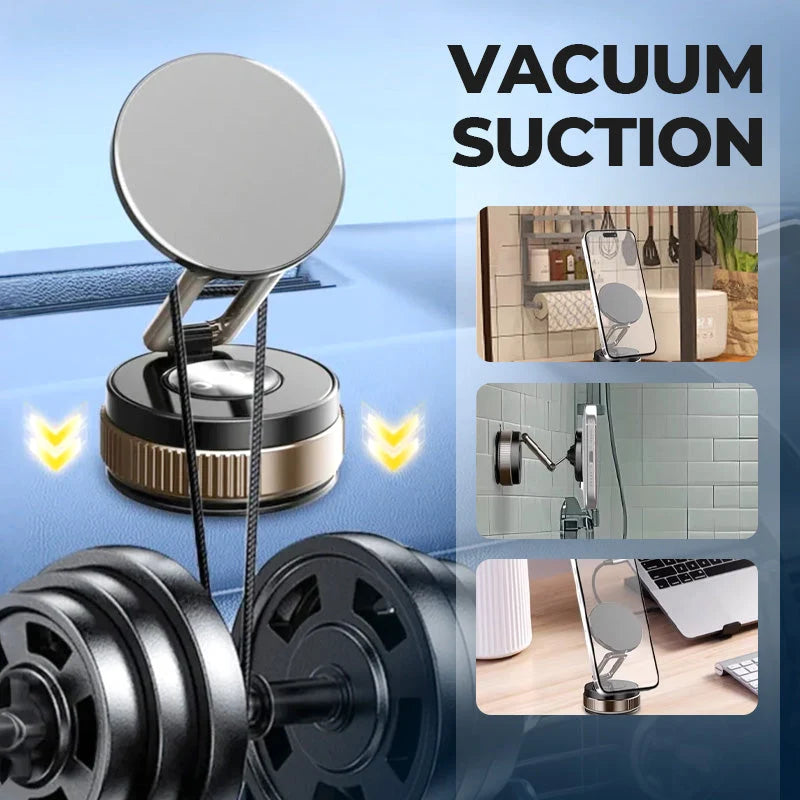 Phone Mount Magnetic Suction Cup 360 Degree Rotation