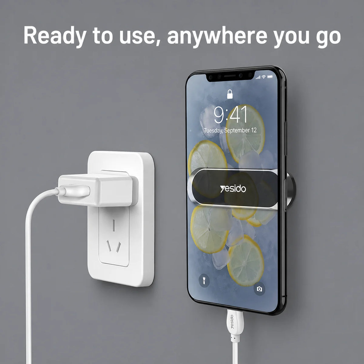 Phone Mount Strong Magnetic Hold Nano Adhesive 360°