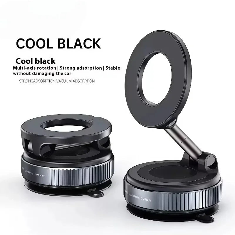 Phone Mount Vacuum Suction & Magnetic 360 Degree Rotatable