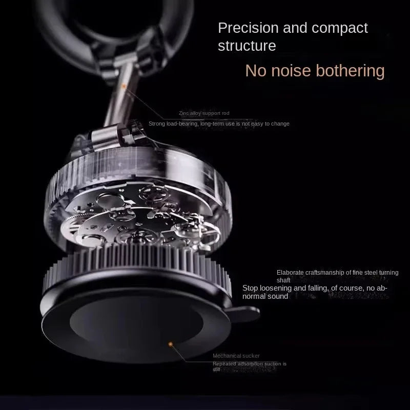 Phone Mount Vacuum Suction & Magnetic 360 Degree Rotatable