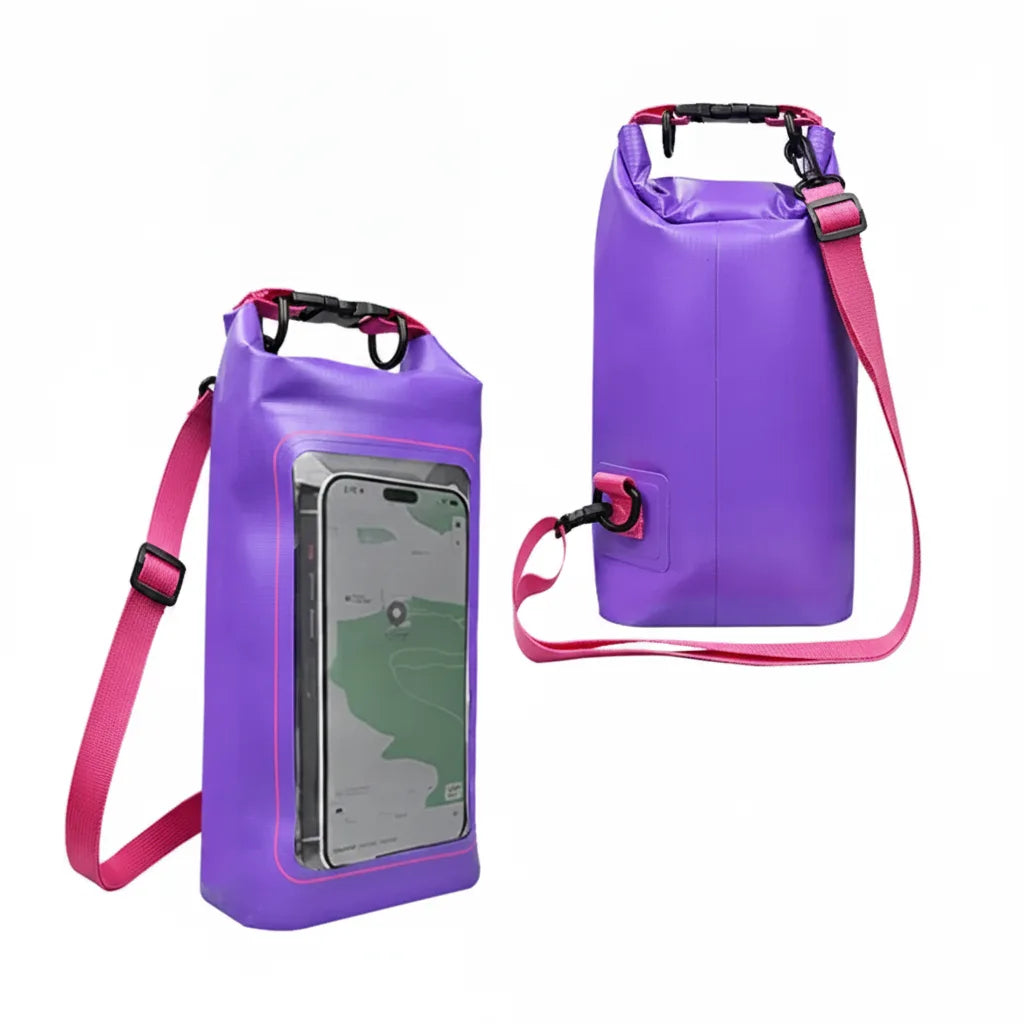 Phone Pouch Waterproof PVC Touchscreen & Detachable Strap