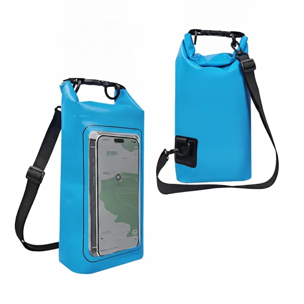 Phone Pouch Waterproof PVC Touchscreen & Detachable Strap
