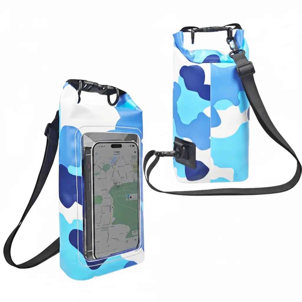 Phone Pouch Waterproof PVC Touchscreen & Detachable Strap
