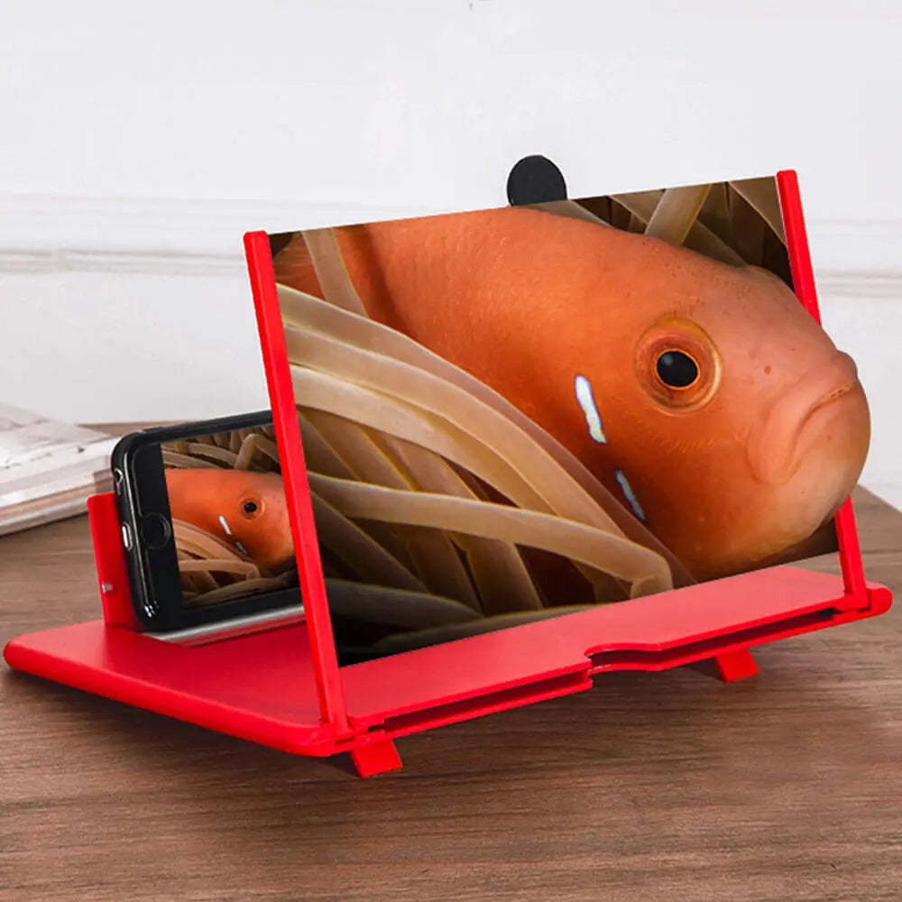 Phone Screen Magnifier 11.8 Inch Foldable Adjustable Stand