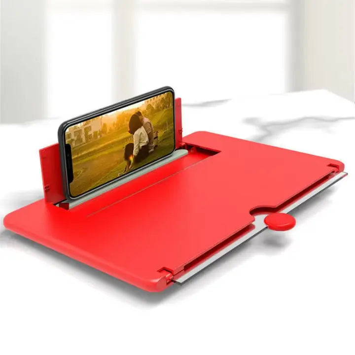 Phone Screen Magnifier Fresnel Lens & Foldable Stand