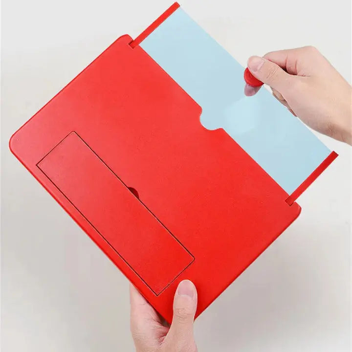 Phone Screen Magnifier Fresnel Lens Foldable Travel Stand