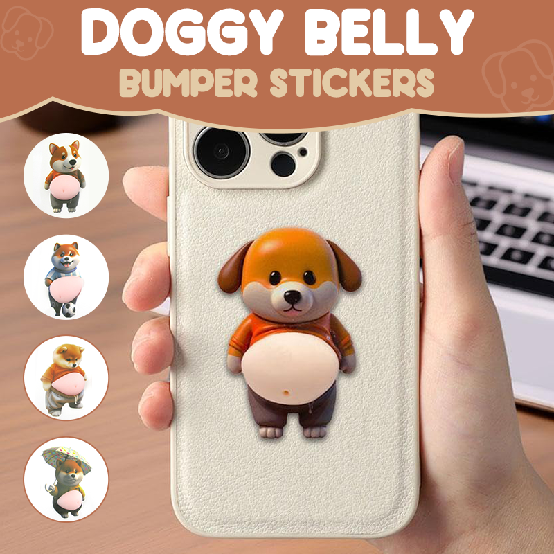 Phone Sticker Dog Design Food-Grade Silicone Repositionable Adhesive