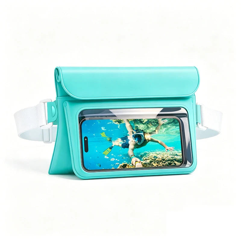 Phone Waist Pouch Waterproof Clear Touchscreen & Extra Pocket