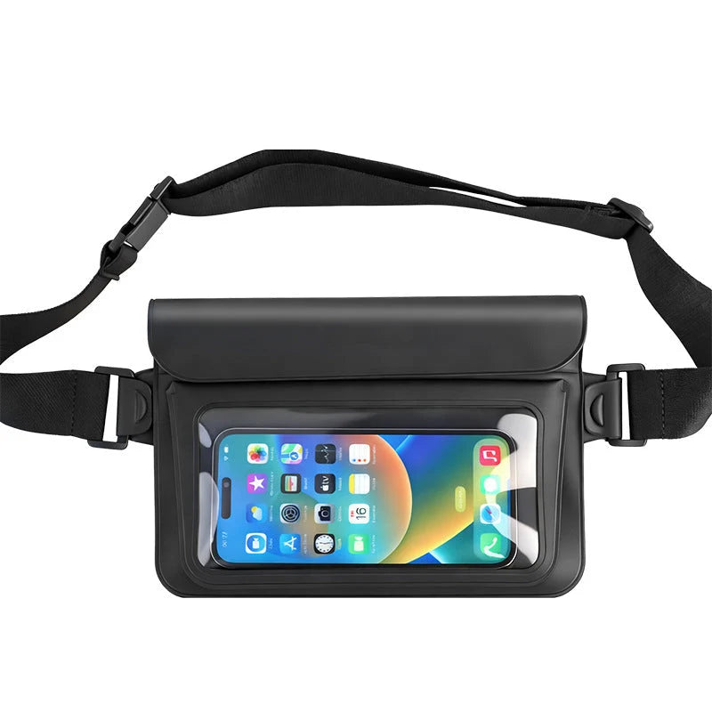 Phone Waist Pouch Waterproof Clear Touchscreen & Extra Pocket