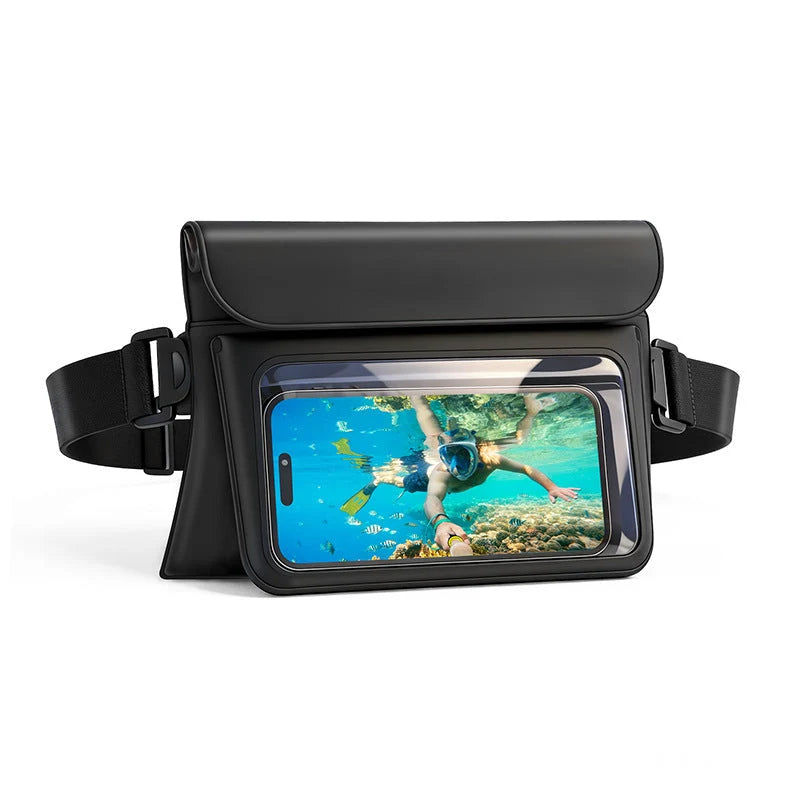 Phone Waist Pouch Waterproof Clear Touchscreen & Extra Pocket
