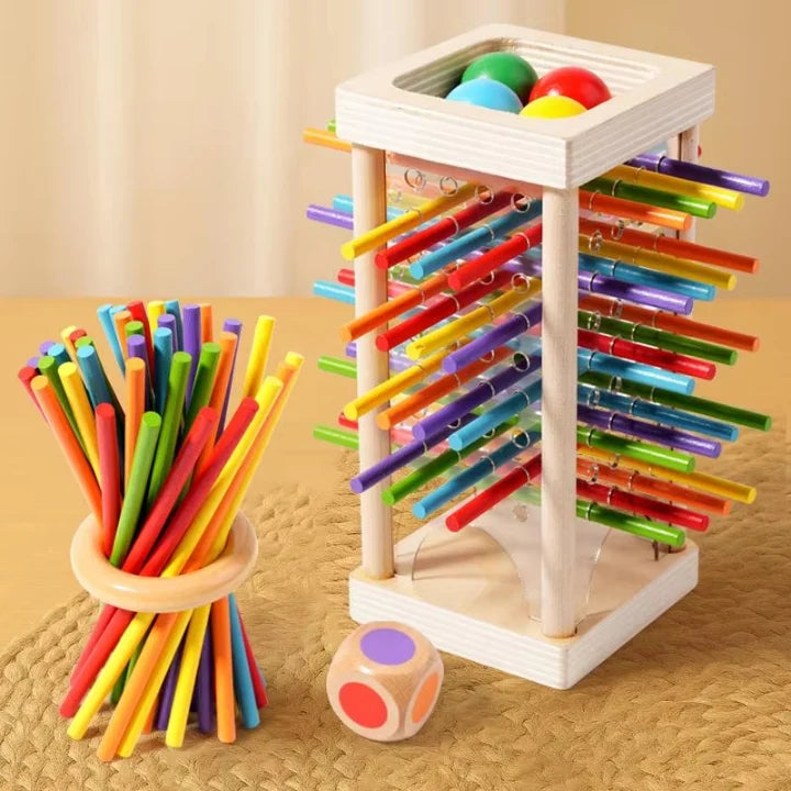 Pick-Up Sticks Game Natural Wood Smooth Finish