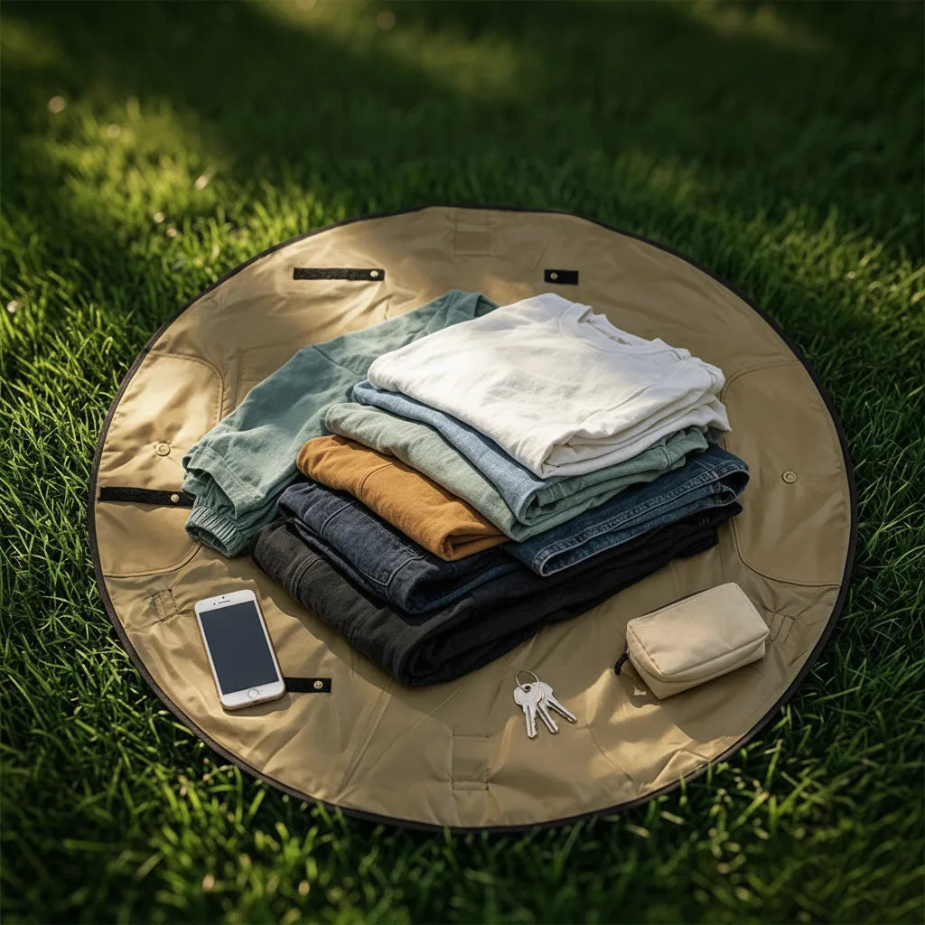 Picnic Blanket Convertible Bag-to-Mat Water-Resistant