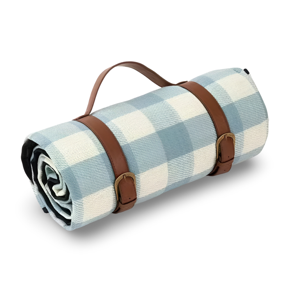 Picnic Blanket Waterproof PEVA Foldable With Carry Strap