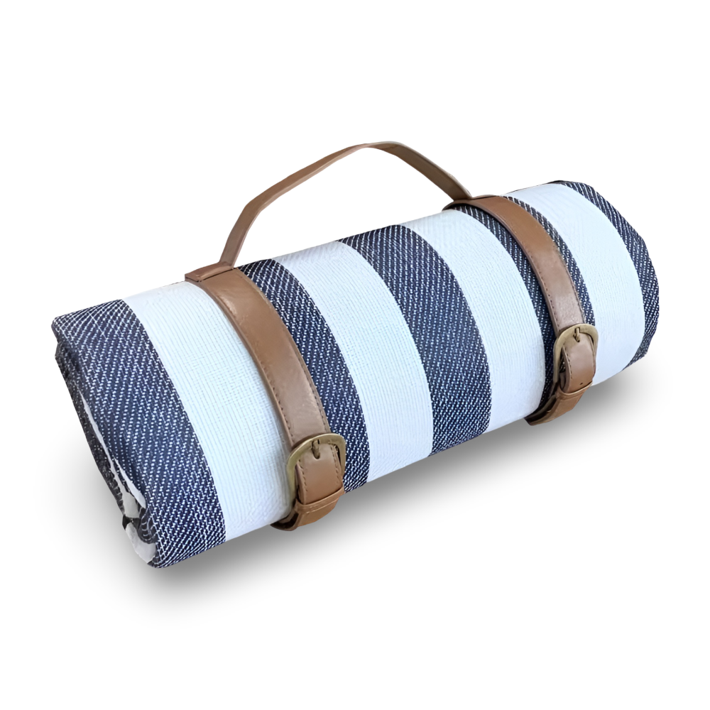 Picnic Blanket Waterproof PEVA Foldable With Carry Strap